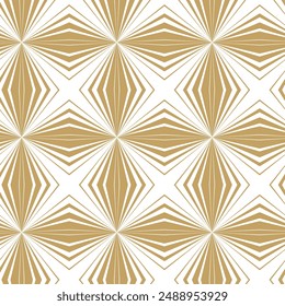 Patrón geométrico Abstractas con cruces, rayas, líneas. Fondo de Vector inconsútil. Adorno blanco y dorado. Moderno Diseño gráfico reticulado.