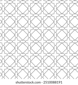 Patrón geométrico Abstractas con cruces, rayas, líneas. Fondo de Vector sin fisuras. Adorno blanco y negro. Diseño gráfico reticulado moderno.