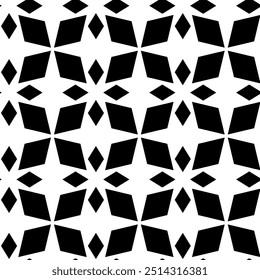 Patrón geométrico Abstractas con cruces, rayas, líneas. Fondo de Vector sin fisuras. Adorno blanco y negro. Diseño gráfico reticulado moderno.