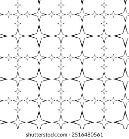 Patrón geométrico Abstractas con cruces, rayas, líneas. Fondo de Vector sin fisuras. Adorno blanco y negro. Diseño gráfico reticulado moderno.
