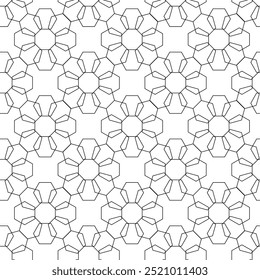 Patrón geométrico Abstractas con cruces, rayas, líneas. Fondo de Vector sin fisuras. Adorno blanco y negro. Diseño gráfico reticulado moderno.