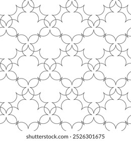 Patrón geométrico Abstractas con cruces, rayas, líneas. Fondo de Vector sin fisuras. Adorno blanco y negro. Diseño gráfico reticulado moderno.
