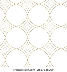 Patrón geométrico Abstractas con cruces, rayas, líneas. Fondo de Vector sin fisuras. Adorno blanco y dorado. Diseño gráfico reticulado moderno.