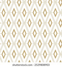 Patrón geométrico Abstractas con cruces, rayas, líneas. Fondo de Vector sin fisuras. Adorno blanco y dorado. Diseño gráfico reticulado moderno.