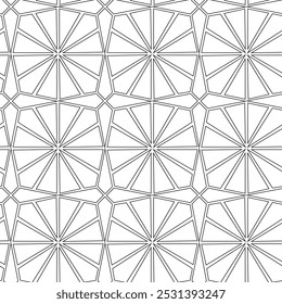 Patrón geométrico Abstractas con cruces, rayas, líneas. Fondo de Vector sin fisuras. Adorno blanco y negro. Diseño gráfico reticulado moderno.