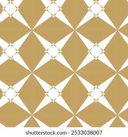 Patrón geométrico Abstractas con cruces, rayas, líneas. Fondo de Vector sin fisuras. Adorno blanco y dorado. Diseño gráfico reticulado moderno.