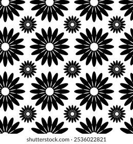 Padrão geométrico abstrato com cruzes, listras, linhas. Plano de fundo de vetor contínuo. Ornamento branco e preto. Design gráfico reticulado moderno.