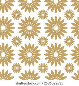 Patrón geométrico Abstractas con cruces, rayas, líneas. Fondo de Vector sin fisuras. Adorno blanco y dorado. Diseño gráfico reticulado moderno.