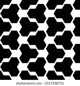 Abstract geometric pattern with crosses, stripes, lines. Seamless vector background. White and black ornament. Modern reticulated graphic design.