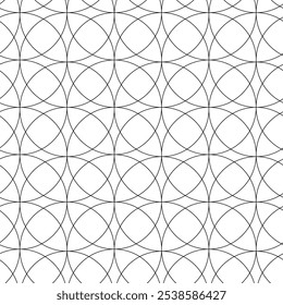 Padrão geométrico abstrato com cruzes, listras, linhas. Plano de fundo de vetor contínuo. Ornamento branco e preto. Design gráfico reticulado moderno.