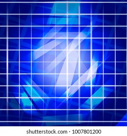 Abstract geometric pattern with crossing lines. deep drawing. vector pattern