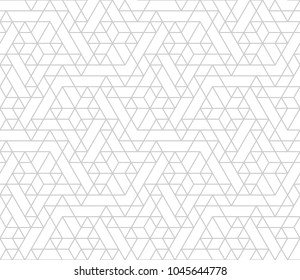 Abstract geometric pattern with crossing thin lines. Seamless linear rapport. Stylish fractal texture. Vector rapport to fill the background, laser engraving and cutting.