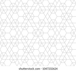 Abstract geometric pattern with crossing thin lines. Seamless linear rapport. Stylish fractal texture. Vector rapport to fill the background, laser engraving and cutting.