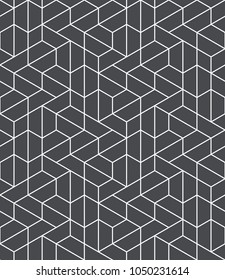 Abstract geometric pattern with crossing thin lines. Seamless linear rapport. Stylish fractal texture. Vector rapport to fill the background, laser engraving and cutting.