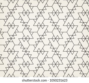Abstract geometric pattern with crossing thin lines. Seamless linear rapport. Stylish fractal texture. Vector rapport to fill the background, laser engraving and cutting.