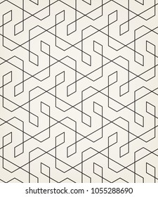Abstract geometric pattern with crossing thin lines. Seamless linear rapport. Stylish fractal texture. Vector pattern to fill the background, laser engraving and cutting.