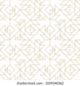 Abstract geometric pattern with crossing thin lines. Seamless linear rapport. Stylish fractal texture. Vector pattern to fill the background, laser engraving and cutting.
