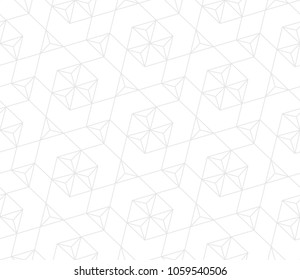 Abstract geometric pattern with crossing thin lines. Seamless linear rapport. Stylish fractal texture. Vector pattern to fill the background, laser engraving and cutting.
