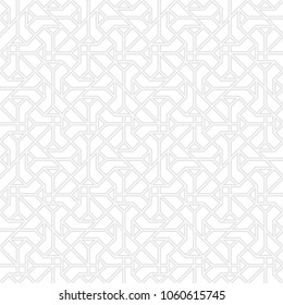 Abstract geometric pattern with crossing thin lines. Seamless linear rapport. Stylish fractal texture. Vector pattern to fill the background, laser engraving and cutting.