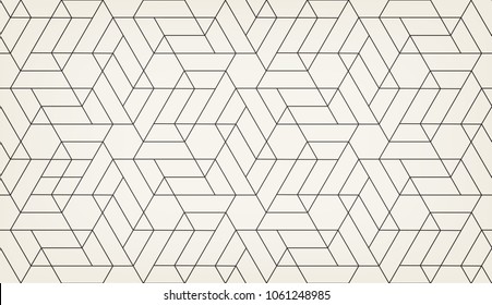 Abstract geometric pattern with crossing thin lines. Seamless linear rapport. Stylish fractal texture. Vector pattern to fill the background, laser engraving and cutting.
