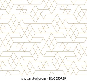 Abstract geometric pattern with crossing thin lines and polygons. Seamless linear rapport. Stylish fractal texture. Vector pattern to fill the background, laser engraving and cutting.
