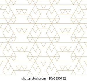 Abstract geometric pattern with crossing thin lines and polygons. Seamless linear rapport. Stylish fractal texture. Vector pattern to fill the background, laser engraving and cutting.

