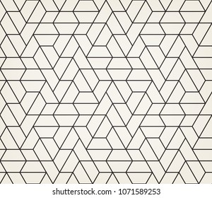 Abstract geometric pattern with crossing thin lines. Seamless linear rapport. Stylish fractal texture. Vector rapport to fill the background, laser engraving and cutting.
