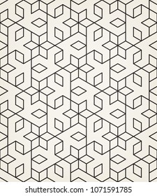 Abstract geometric pattern with crossing thin lines on light background. Seamless linear rapport. Stylish fractal texture. Vector pattern to fill the background, laser engraving and cutting.
