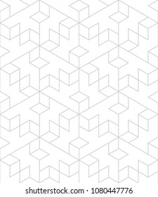 Abstract geometric pattern with crossing thin lines. Seamless linear rapport. Stylish fractal texture. Vector rapport to fill the background, laser engraving and cutting.