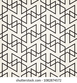 Abstract geometric pattern with crossing thin lines. Seamless linear rapport. Stylish fractal texture. Vector pattern to fill the background, laser engraving and cutting.
