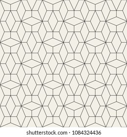 Abstract geometric pattern with crossing thin lines. Seamless linear rapport. Stylish fractal texture. Vector pattern to fill the background, laser engraving and cutting.
