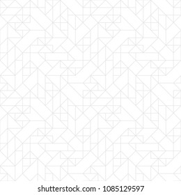 Abstract geometric pattern with crossing thin lines. Seamless linear rapport. Stylish fractal texture. Vector pattern to fill the background, laser engraving and cutting.

