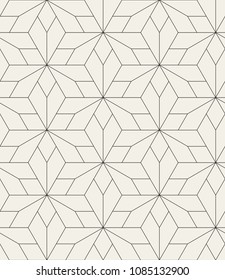 Abstract geometric pattern with crossing thin lines. Seamless linear rapport. Stylish fractal texture. Vector pattern to fill the background, laser engraving and cutting.