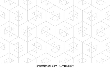 Abstract geometric pattern with crossing thin golden lines on white background. Seamless linear rapport. Stylish fractal texture. Vector pattern to fill the background, laser engraving and cutting.