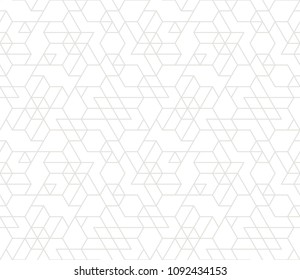 Abstract geometric pattern with crossing thin lines. Seamless linear rapport. Stylish fractal texture. Vector rapport to fill the background, laser engraving and cutting.
