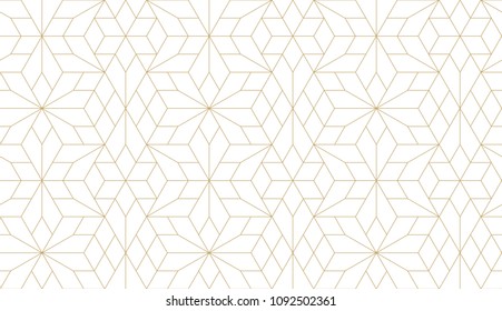 Abstract geometric pattern with crossing thin lines and polygons. Seamless linear rapport. Stylish fractal texture. Vector pattern to fill the background, laser engraving and cutting.
