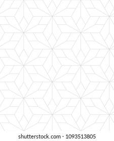 Abstract geometric pattern with crossing thin lines. Seamless linear rapport. Stylish fractal texture. Vector pattern to fill the background, laser engraving and cutting.