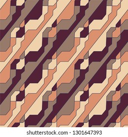 Abstract geometric pattern with crossing thin lines. Vector seamless lattice background. Polygonal structure. Repeating geometric grid art deco design background. Craft backdrop.
