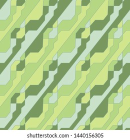 Abstract geometric pattern with crossing thin lines. Seamless linear rapport vector background. Stylish fractal texture.  Repeating geometric grid modern design background. Fabric print.