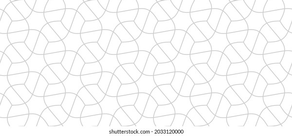 Abstract geometric pattern with crossing thin lines. Seamless linear design for textile, fabric and wrapping. Stylish vector monochrome texture. Stylish mosaic background.