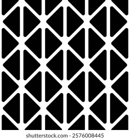 Abstract geometric pattern with curved black triangles on white background. Perfect for modern design projects.