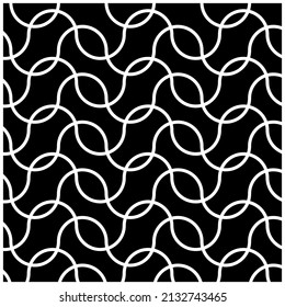 Abstraktes geometrisches Muster mit abgerundeten Linien. geeignet für Tapete und Deckel