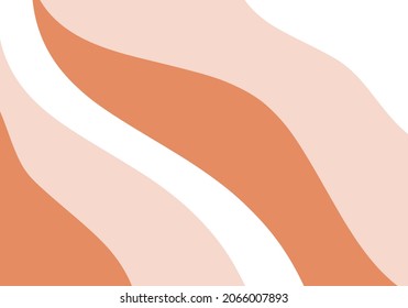 Abstract Geometric Pattern With Curves On Earth Tone Colors Vector. 
Midcentury Modern Wallpaper. 