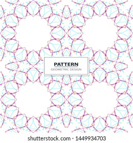 abstract geometric pattern decoration background