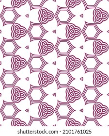 Abstract geometric pattern. Decorative print design for fabric, cloth design, covers, manufacturing, wallpapers, print, tile, gift wrap and scrapbooking.