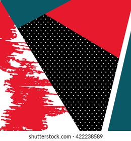 Abstract geometric pattern design