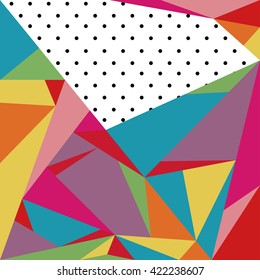 Abstract geometric pattern design