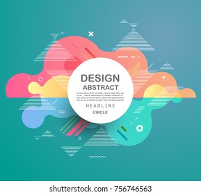 Abstract geometric pattern design