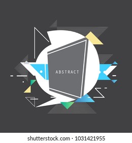 Abstract geometric pattern design and background. Use for modern design, cover, template, decorated, brochure, flyer.
