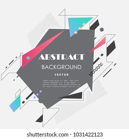 Abstract geometric pattern design and background. Use for modern design, cover, template, decorated, brochure, flyer.